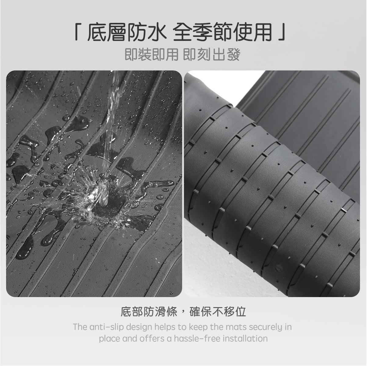 TPARTS 煥新版Model 3 Highland / 煥新版Model Y Juniper 雙層腳踏墊