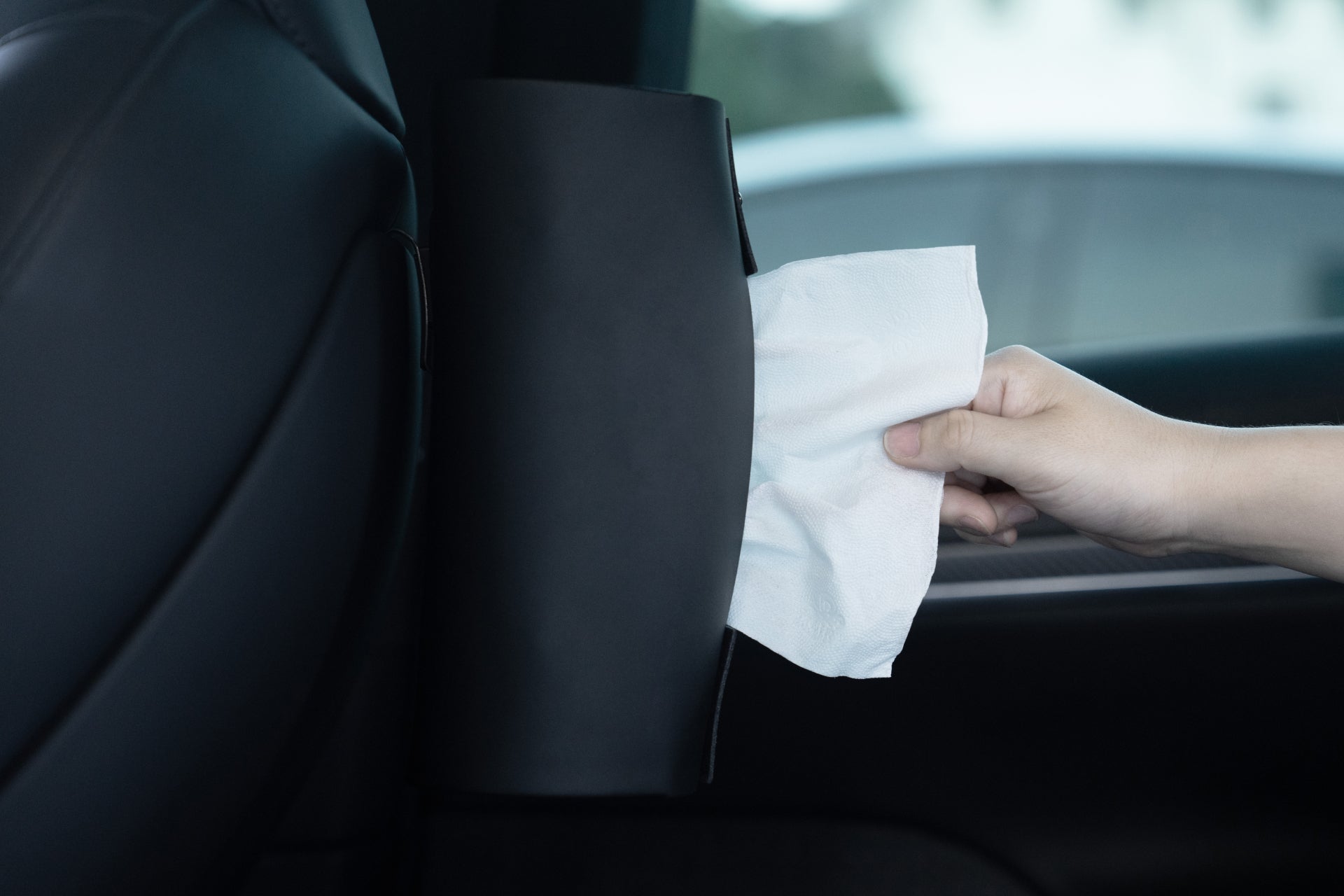 JOWUA MagSafe 皮革面紙盒