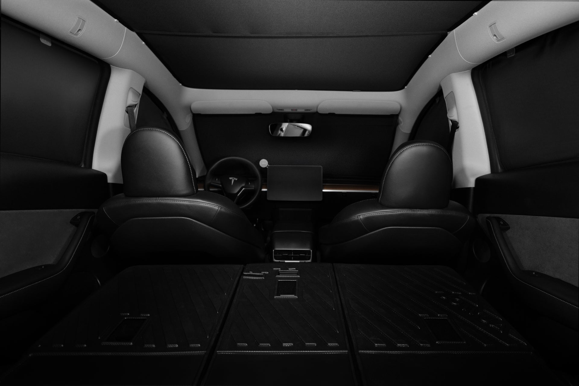 JOWUA 側窗+尾門遮陽簾 (Model Y 煥新版 2025+/2021-2024)