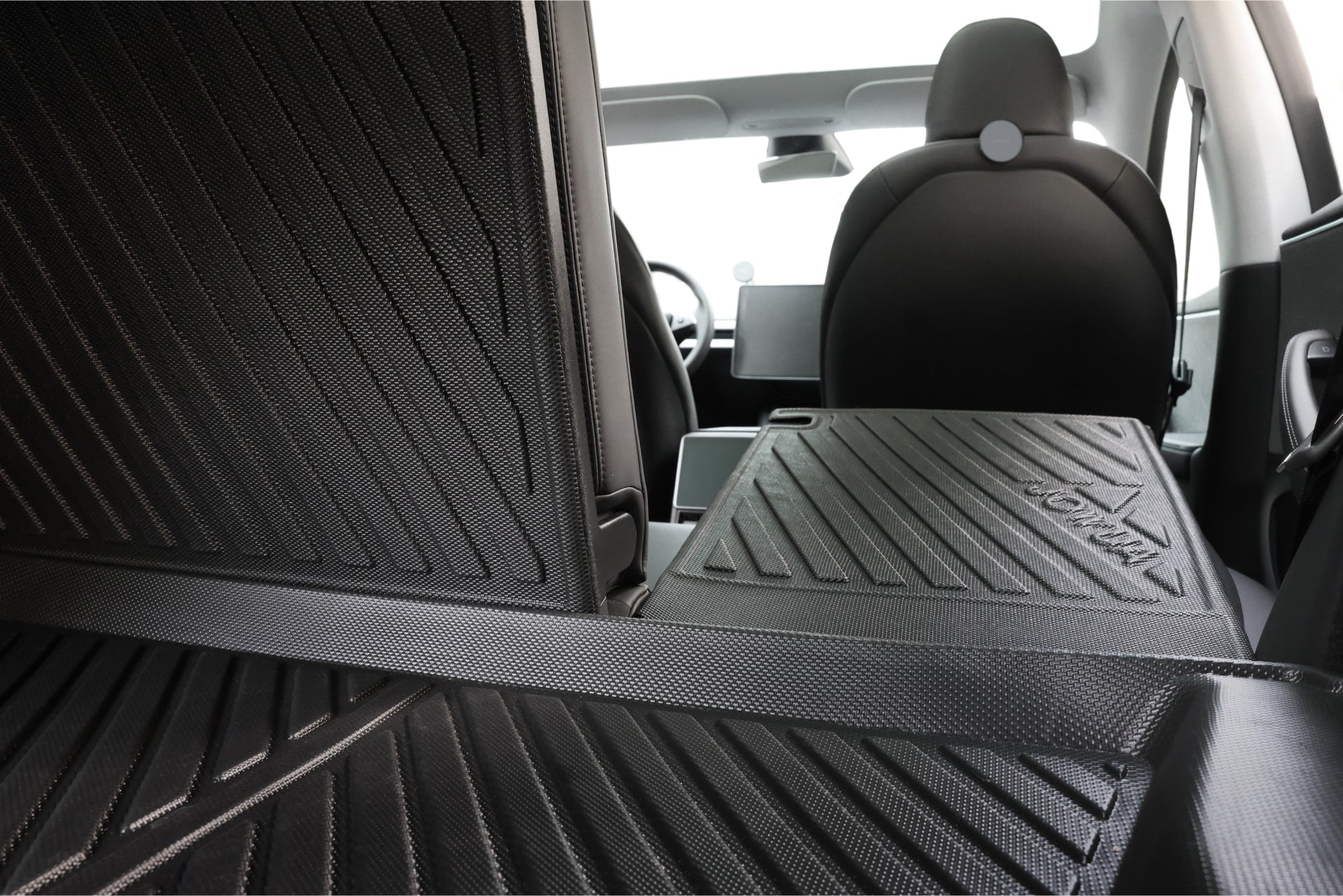 JOWUA立體防水行李廂墊|可加選『椅背墊組合』 (Model 3, 2024+ 煥新版)