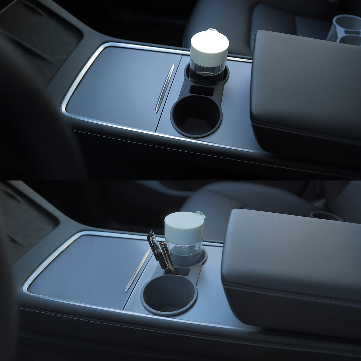 【虧本出清 售完不補】TPARTS Model 3/Y 矽膠中控水杯架