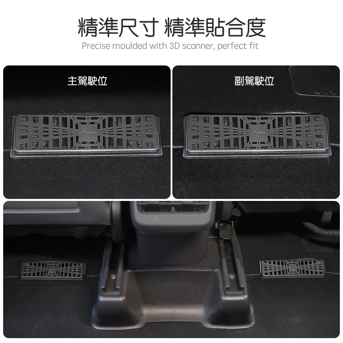 TPARTS Model 3/Y/煥新版3/煥新版Y 座椅下方出風口保護罩