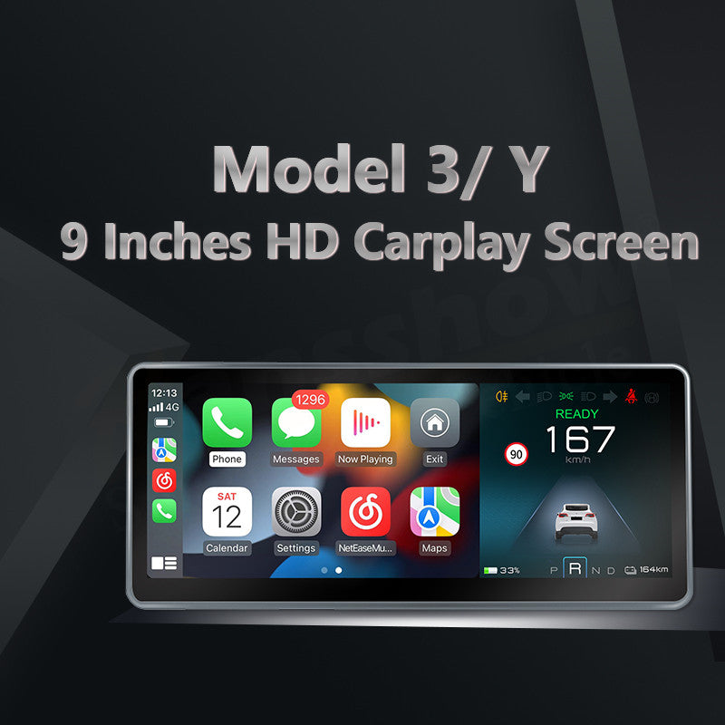 Hansshow Model 3, Y 中央觸控儀表板 (Linux 9.0'')