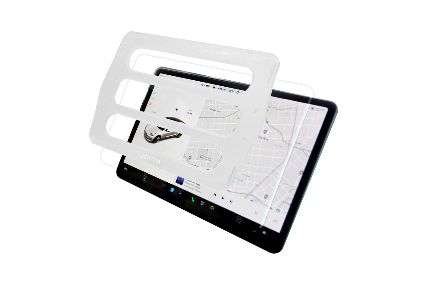 Jowua 防眩抗指紋保護貼 (Model 3/Y)