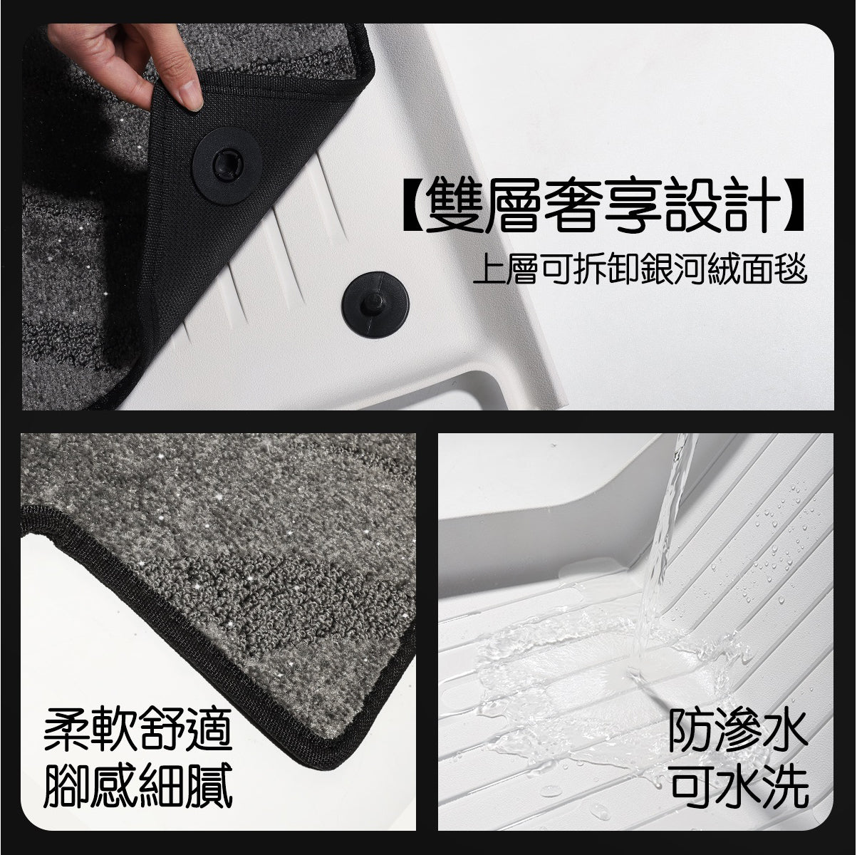 TPARTS 煥新版Model Y 星河幻境雙層腳踏墊