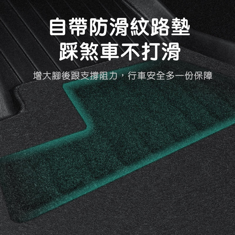 HALOBLK 黑洛  煥新版Model Y Juniper 雙層腳踏墊