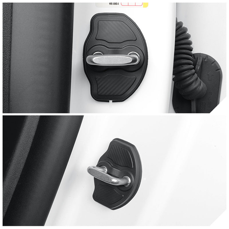 特斯拉 全系Model 3/Y 車門鎖扣保護蓋 一組四入