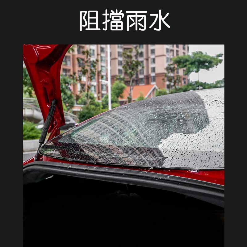 Model 3 後車窗擋水中翼