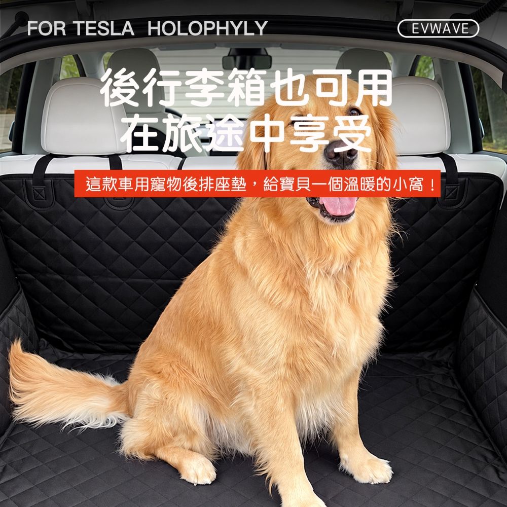 全車系通用 車用後排座椅寵物保護墊