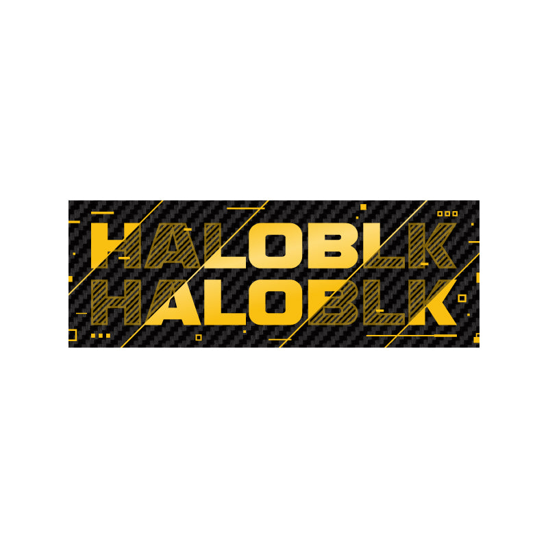 HALOBLK 黑洛  2025新款碳纖維車尾門貼標