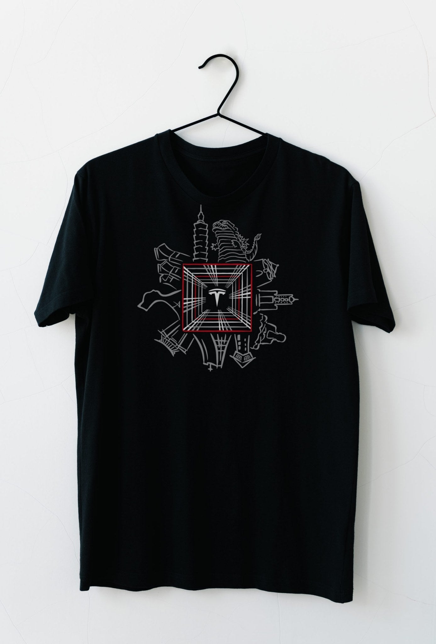 TOT 2024 哥吉拉 x 台灣建築特色 短袖T恤