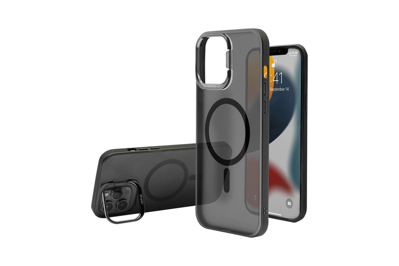 Jowua MagSafe 透明支架保護殼 (iPhone 15 系列)