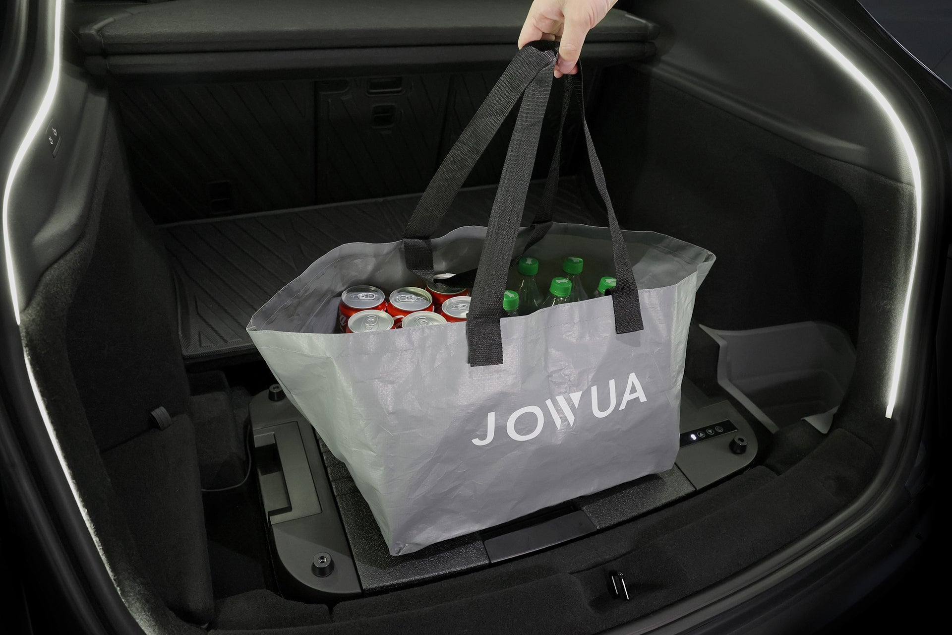 JOWUA Type-C ＆ 點菸器 雙軌車用行動冰箱 (Model Y全車系)