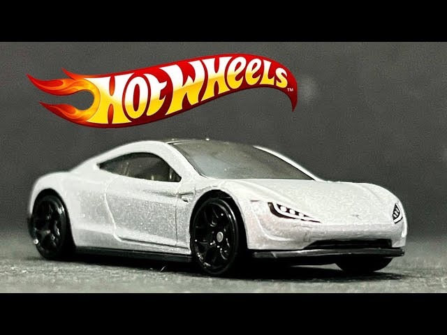 Hot Wheels Tesla Roadster HW Exotics 162 風火輪 銀色
